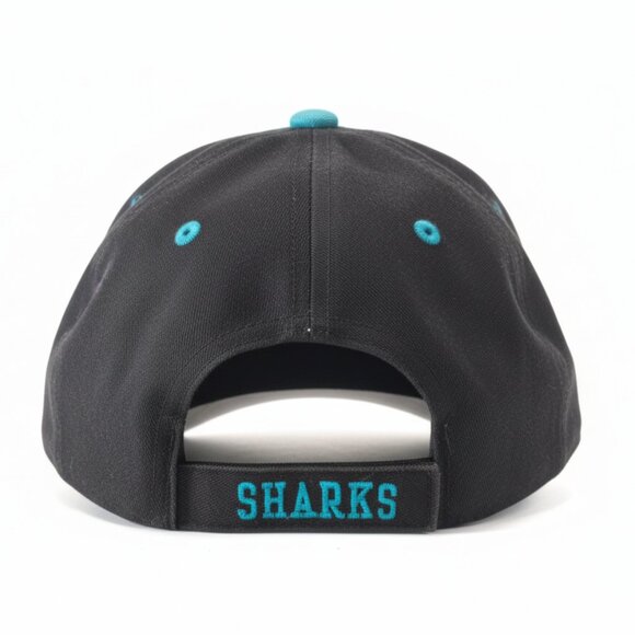 San Jose Sharks Hat Strapback Adjustable Embroider Logo Vintage Old Time Hockey - Picture 2 of 5